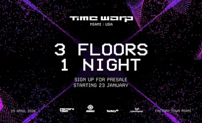 Time Warp Miami 2026 - EDM event at Factory Town in Detroit