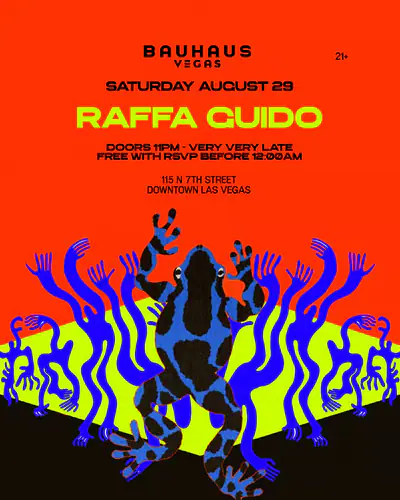Raffa Guido - EDM event at Bauhaus Vegas in Las Vegas