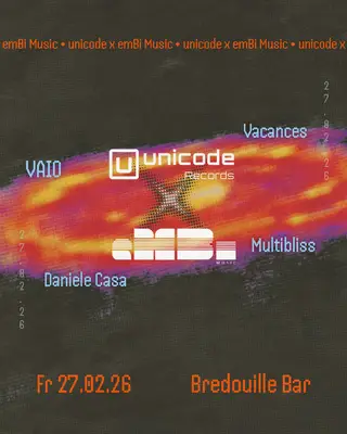 unicode Records x emBi Music Label Night at Bredouille