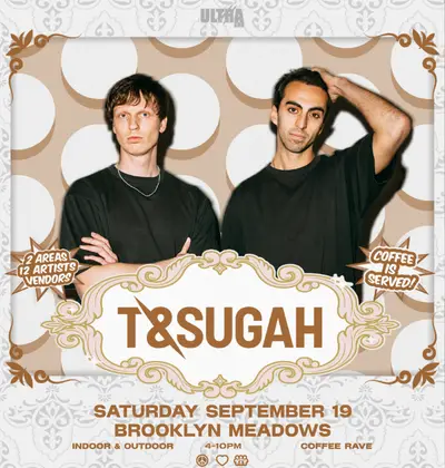 COFFEE RAVE WITH T & SUGAH - EDM event at The Meadows in New York City