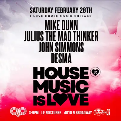 House Music is Love Day Party - EDM event at Le Nocturne in Los Angeles