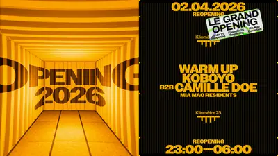 Kilomètre25 REOPENING with Koboyo b2b Camille Doe - EDM event at Kilomètre25 in Barcelona