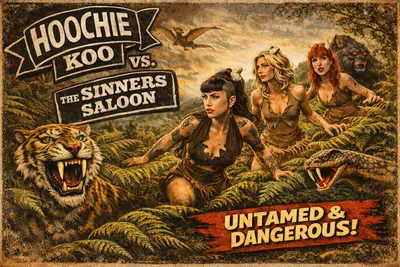 HOOCHIE KOO vs.  THE SINNERS SALOON   ↯      'Untamed & Dangerous!' - EDM event at So36 in Berlin