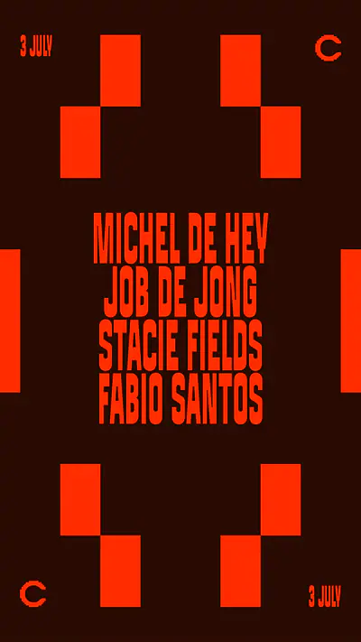 Colorado Charlie with Michel de Hey, Job de Jong, Stacie Fields, Fabio Santos - EDM event at Colorado Charlie in The Hague