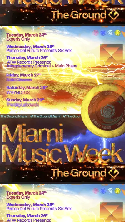 WHYNOTUS: Miami Music Week - EDM event at The Ground at Club Space in Detroit