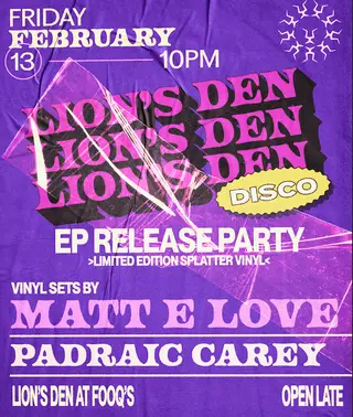 Matt E Love (Vinyl) + Padraic Carey at Lion's Den