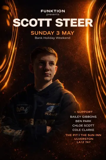 Funktion - Scott Steer at TBA - The PIT - The Sun Inn Ulverston Funktion - Scott Steer at TBA - The PIT - The Sun Inn Ulverston