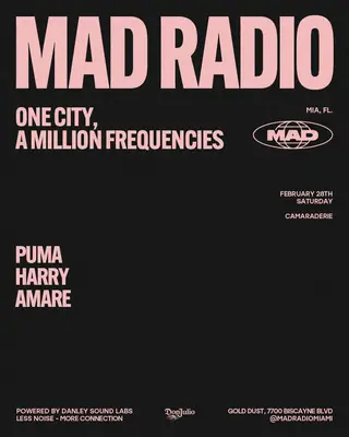 CAMARADERIE: PUMA, HARRY, AMARE at Mad Radio Miami