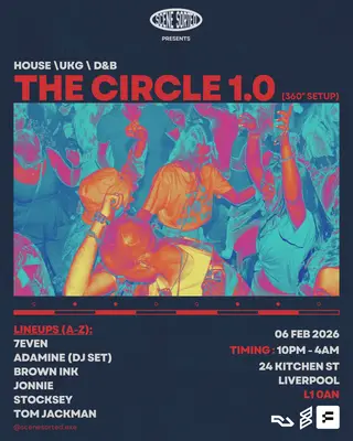 The Circle 1.0 || House, UKG, D&B at 24 Kitchen Street Green Room The Circle 1.0 || House, UKG, D&B at 24 Kitchen Street Green Room