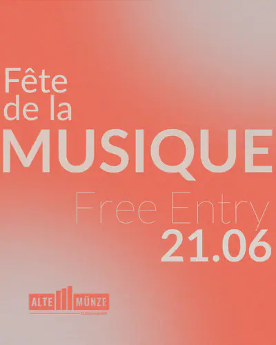 Fête de la Musique x Open House - EDM event at Alte Münze in Berlin