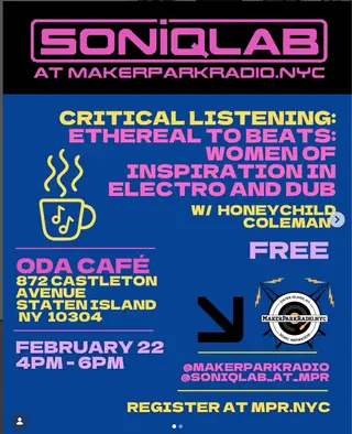 Soniqlab at Maker Park Radio at TBA - Oda Cafe