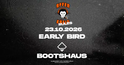 AFFENKÄFIG RULES // Bootshaus KÖLN AFFENKÄFIG RULES // Bootshaus KÖLN - EDM event at Bootshaus in Cologne