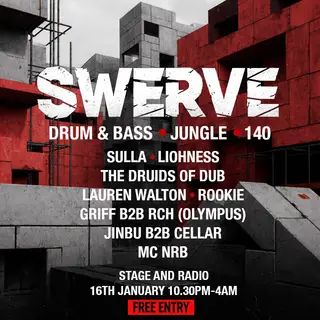 Swerve at Stage and Radio