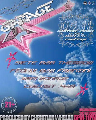 GARAGE - EDM event at The Sultan Room in New York
