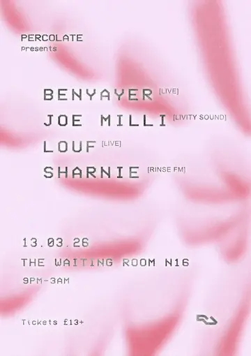 Benyayer (Live) + Joe Milli + Louf (Live) + Sharnie at The Waiting Room Benyayer (Live) + Joe Milli + Louf (Live) + Sharnie at The Waiting Room