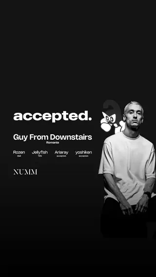 accepted. invites Guy From Downstairs at Numm