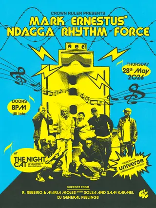 Crown Ruler pres. Mark Ernestus' Ndagga Rhythm Force at The Night Cat Crown Ruler pres. Mark Ernestus' Ndagga Rhythm Force at The Night Cat