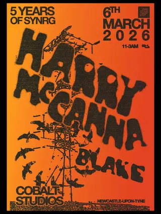 SYNRG presents: Harry McCanna, Blake at Cobalt Studios