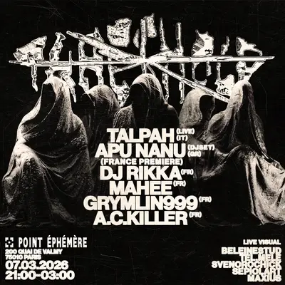 Hypercore présente Threshold Hypercore présente Threshold - EDM event at Point Ephémère in Barcelona