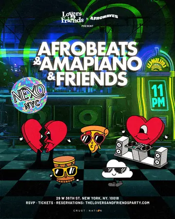 AFROBEATS & AMAPIANO: AfroWaves Party NYC at Nexo AFROBEATS & AMAPIANO: AfroWaves Party NYC at Nexo