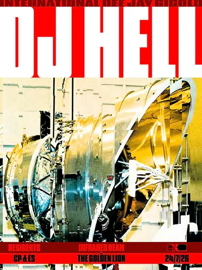 Infrared Beam x Golden Lion present Dj Hell - EDM event at The Golden Lion in North