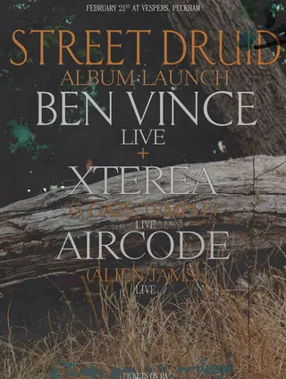 Ben Vince - Street Druid Album Launch at Vespers Club Ben Vince - Street Druid Album Launch at Vespers Club