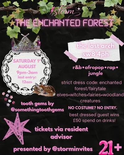 Enchanted Forest - EDM event at Last Arch in London