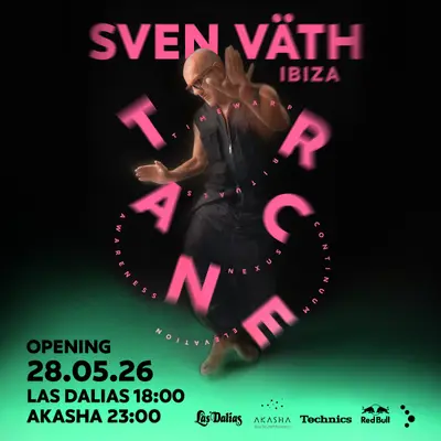 Sven Väth / T.R.A.N.C.E Opening - EDM event at Akasha Las Dalias Club - Ibiza in Ibiza
