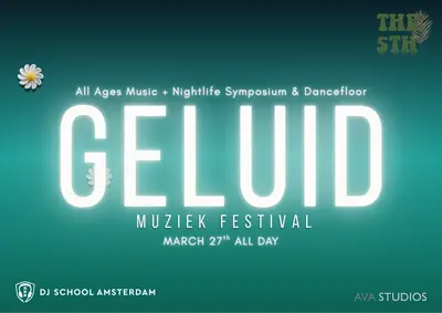 Geluid Muziek Festival - EDM event at The 5th Stay Okay in Amsterdam