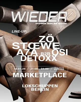 wieder: BOILER ROOM SETUP + MARKETPLACE at Lokschuppen Berlin
