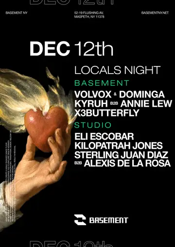Locals Night: Volvox/ Dominga/ KYRUH/ Annie Lew/ x3butterfly/ Eli/ Kilopatrah /Sterling /Alexis at BASEMENT Locals Night: Volvox/ Dominga/ KYRUH/ Annie Lew/ x3butterfly/ Eli/ Kilopatrah /Sterling /Alexis at BASEMENT