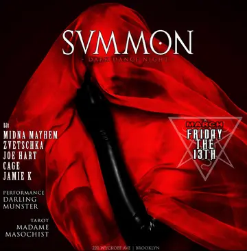 SVMMON: Dark Dance Night at Talon Bar SVMMON: Dark Dance Night at Talon Bar