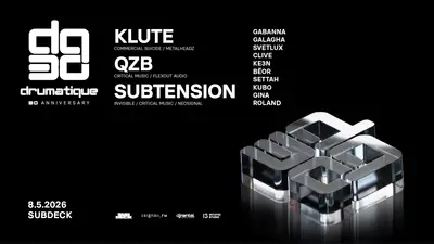 Drumatique 30 Anniversary - EDM event at Subdeck in Bratislava
