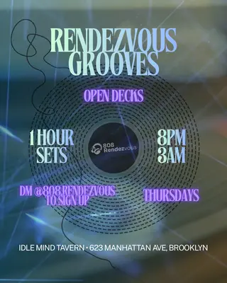 Rendezvous Grooves Open Decks at Idle Mind Tavern