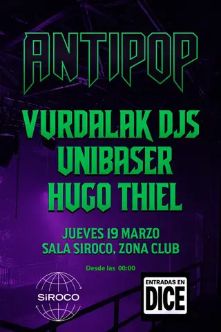 Antipop at Sala Siroco Antipop at Sala Siroco