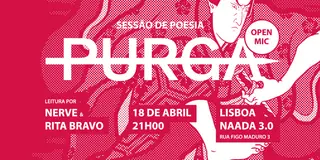 PURGA - Sessão de Poesia with NERVE & RITA BRAVO at NADA Lisbon