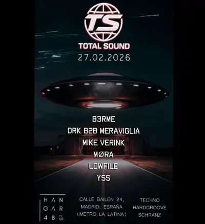 TOTAL SOUND: B3rme, DARK, MERAVIGLIA, MIKE VERINK, MORA, LOWFILE, YSS - EDM event at Hangar48 Club in Miami