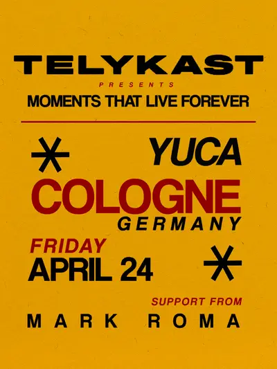 TELYKAST - EDM event at Yuca Club in Cologne