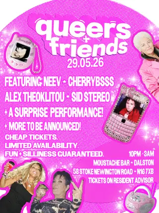 Queers + Friends at Moustache Bar