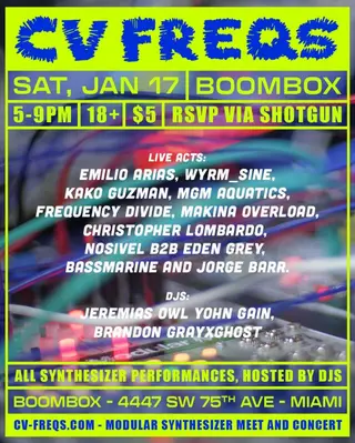 CV FREQS at The Boombox