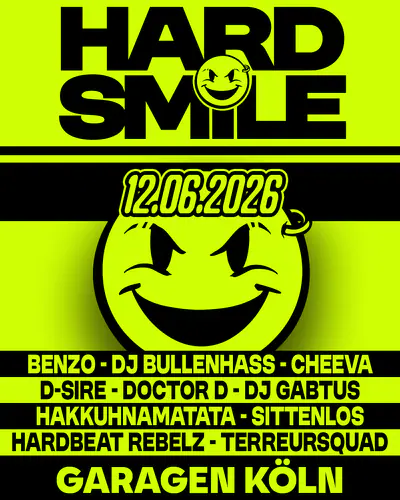 Hard Smile #1 - EDM event at Garagen in Cologne