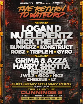 DRUMATICS 'THE RETURN TO WATFORD' at Dunnings 2