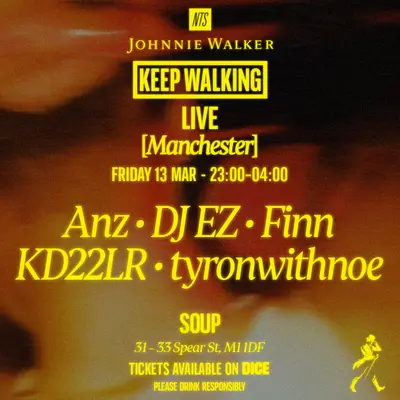 KEEP WALKING LIVE DAY 1 - EDM event at Soup in Manchester