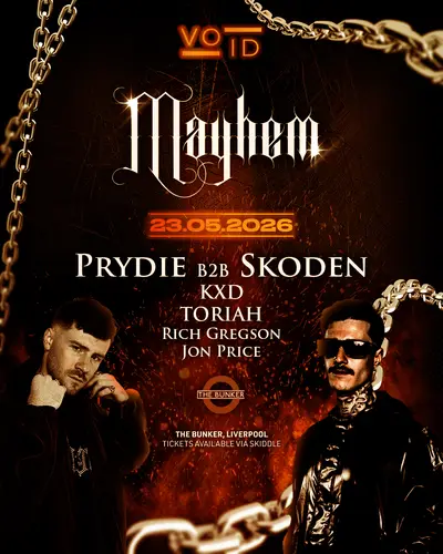 VOID: Mayhem - EDM event at The Bunker in Liverpool