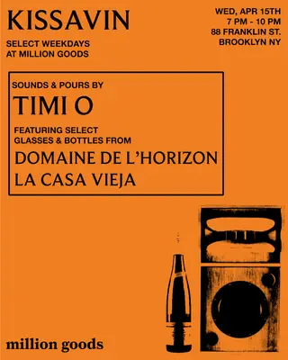 kissavin with timi o at Million Goods