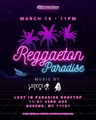 Reggaeton Paradise Rooftop Party at Lost in Paradise Rooftop
