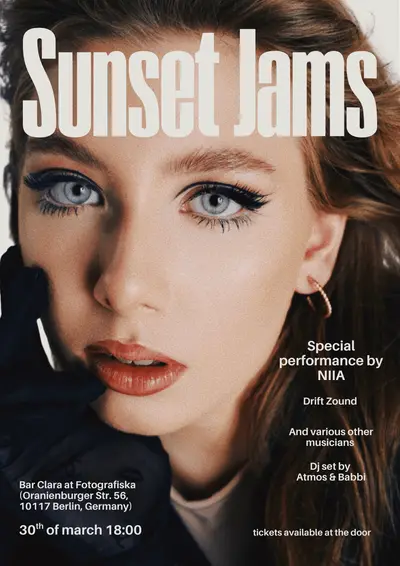 Sunset Jams at Bar Clara Sunset Jams at Bar Clara - EDM event at Fotografiska Berlin in Berlin