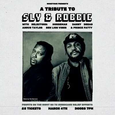 Sly & Robbie Tribute w/ Prince Fatty & Horseman - EDM event at The Fox and Firkin in London
