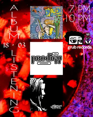 Album Listening Session: genre defining dance records at Grub Records Album Listening Session: genre defining dance records at Grub Records