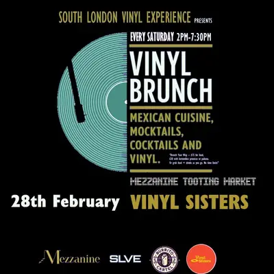 VINYL BRUNCH feat Vinyl Sisters  - EDM event at Mezzanine - Tooting in London